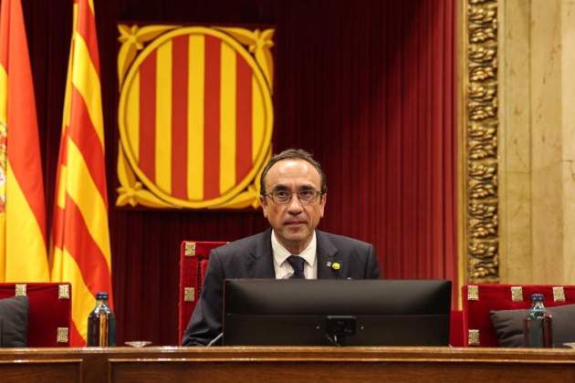 Josep Rull, president del Parlament. Montse Giralt. Josep Rull, president del Parlament. Montse Giralt.
