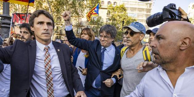 Arribada Carles Puigdemont Arc de Triomf / foto: Carlos Baglietto Arribada Carles Puigdemont Arc de Triomf / foto: Carlos Baglietto