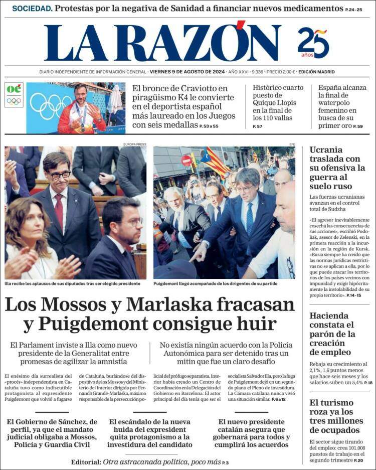 'La Razón' 9 'La Razón' 9