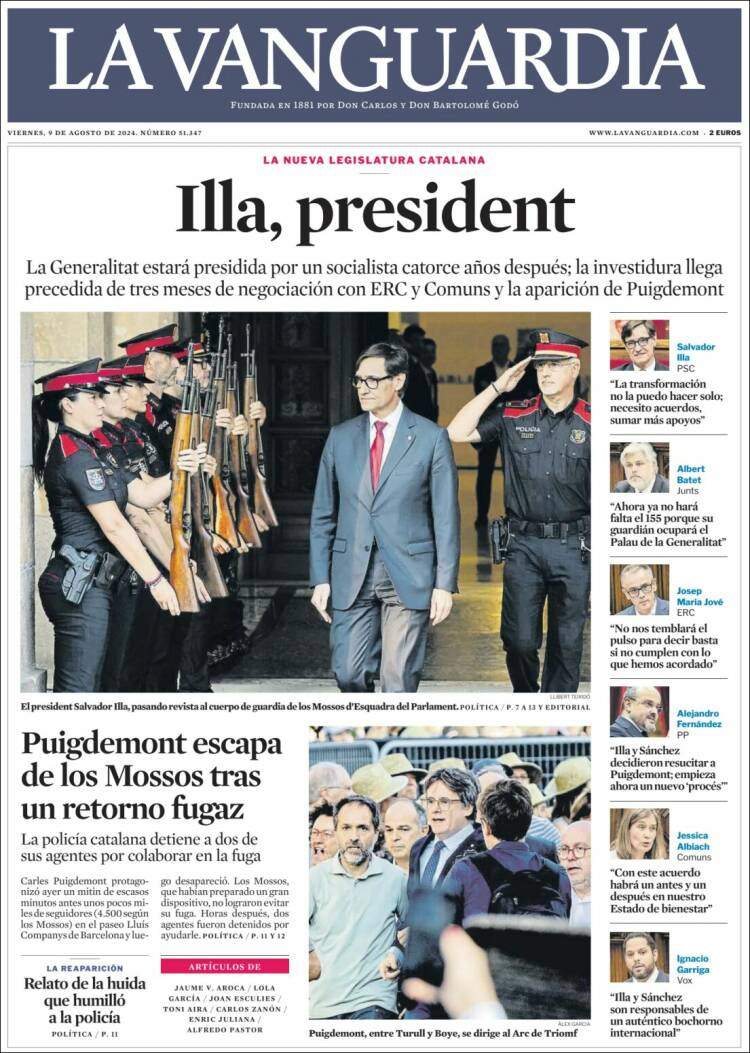 'La Vanguardia' 9 CAT 'La Vanguardia' 9 CAT