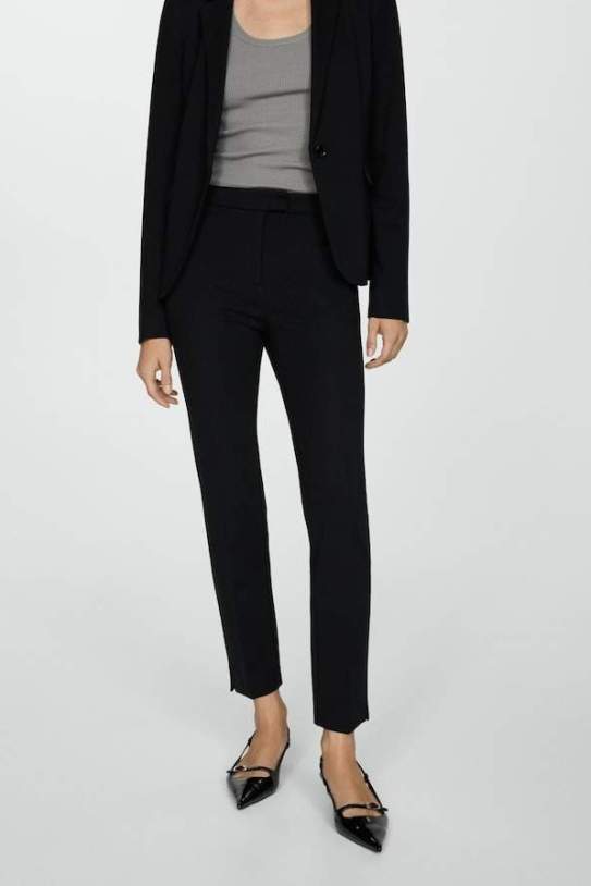 Pantalons de Mànec|Mango Pantalons de Mànec|Mango