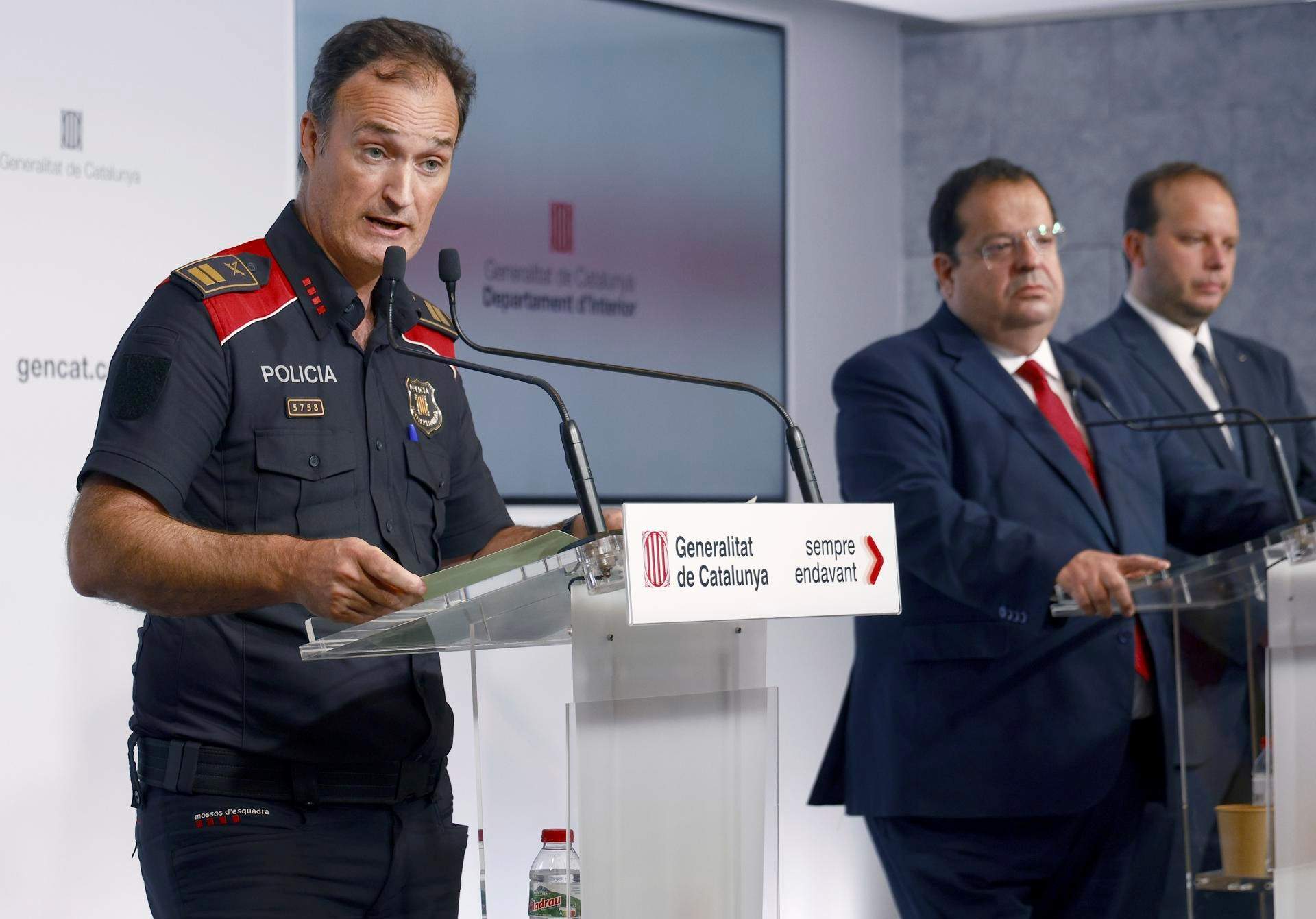 El comissari Sallent, citat a declarar en la causa contra els tres mossos acusats d'ajudar Puigdemont