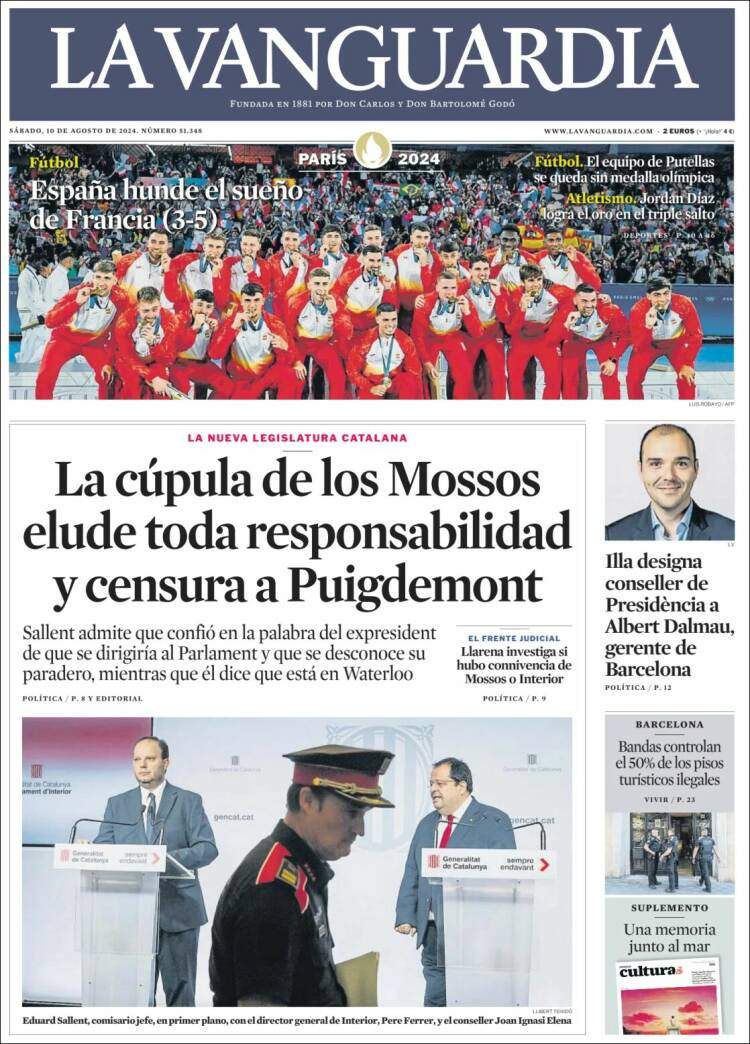 'La Vanguardia' 10 CAST 'La Vanguardia' 10 CAST