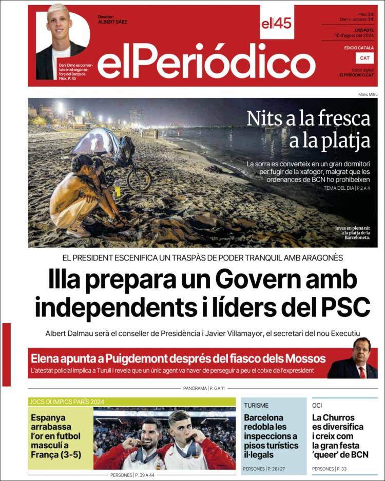 'El Periódico' 10 CAST 'El Periódico' 10 CAST