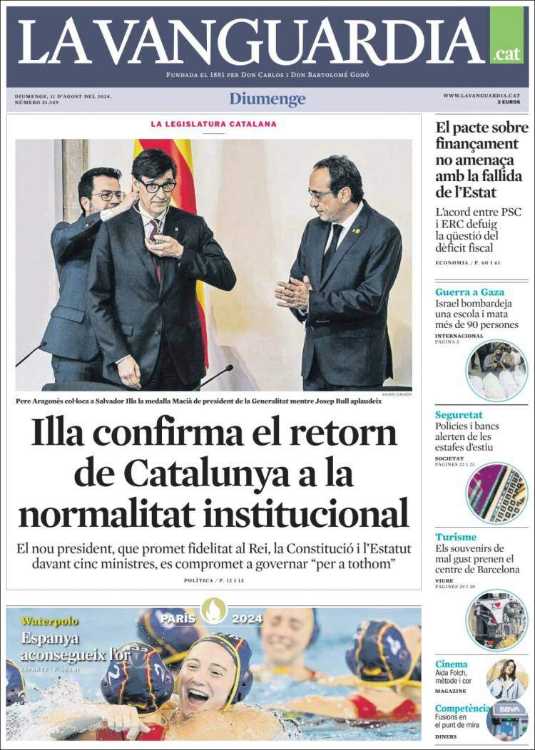 'La Vanguardia' 11 CAT 'La Vanguardia' 11 CAT