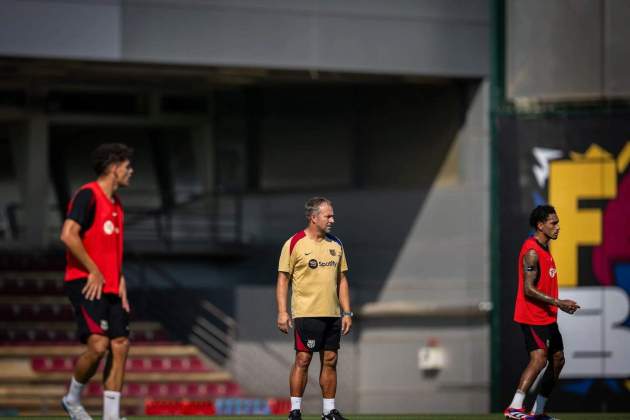 Hansi Flick entrenamiento Barca Hansi Flick entrenamiento Barca