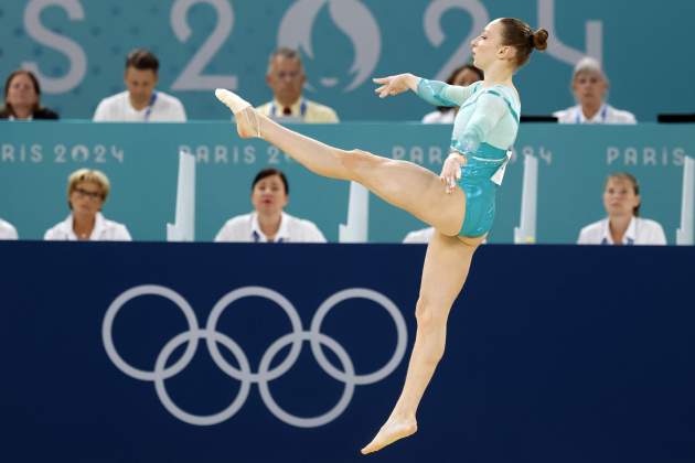 Ana Barbosu a la final de gimnasia en París 2024 / Foto: EFE Ana Barbosu a la final de gimnasia en París 2024 / Foto: EFE