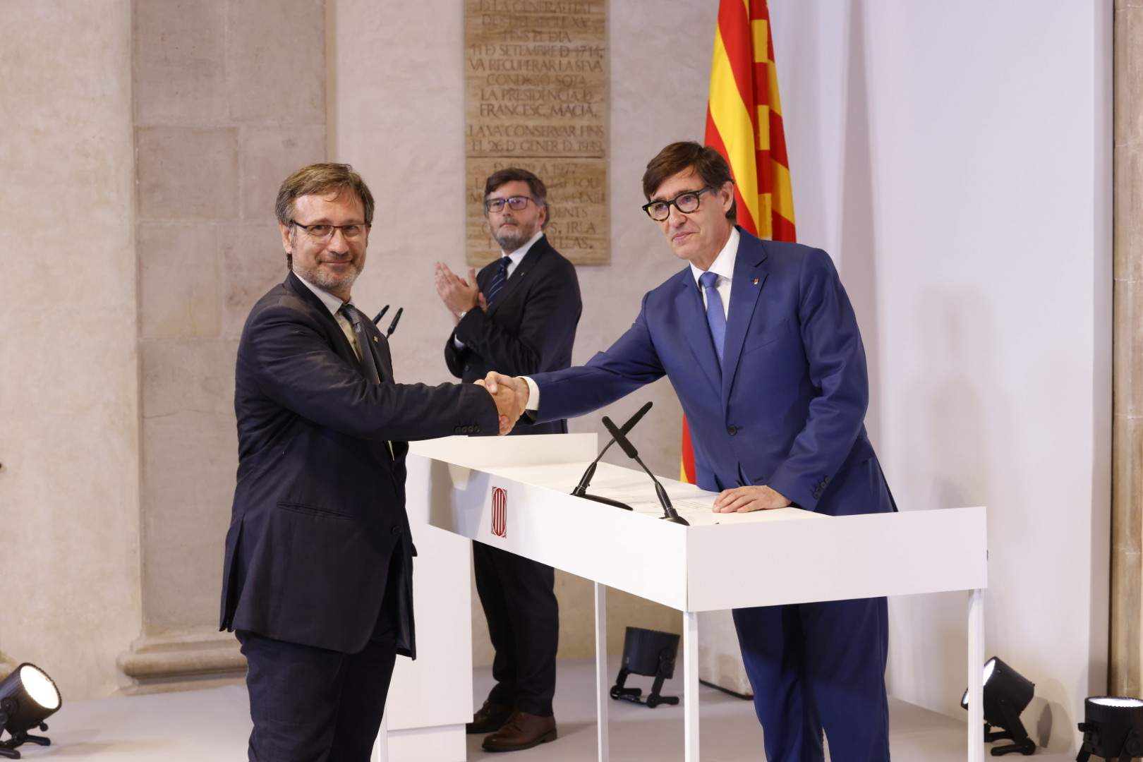 conseller politica lingüística, Francesc Xavier Vila / Carlos Baglietto conseller politica lingüística, Francesc Xavier Vila / Carlos Baglietto