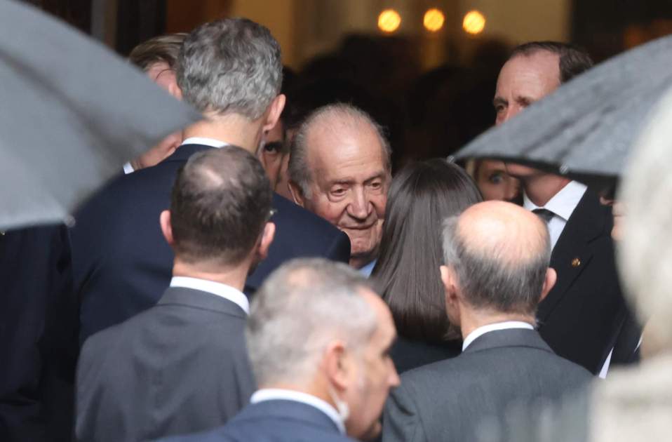 Juan Carlos entierro Fernando GTRES Juan Carlos entierro Fernando GTRES