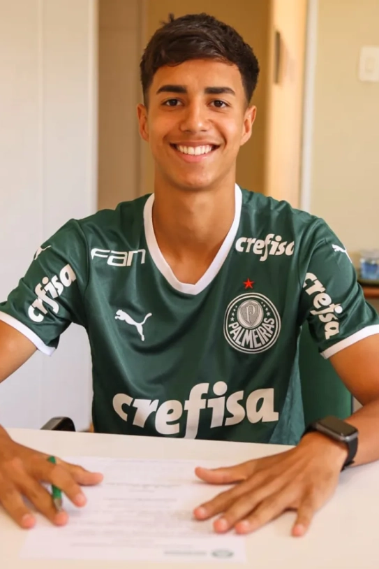 Vitor Reis, jugador del Palmeiras Vitor Reis, jugador del Palmeiras