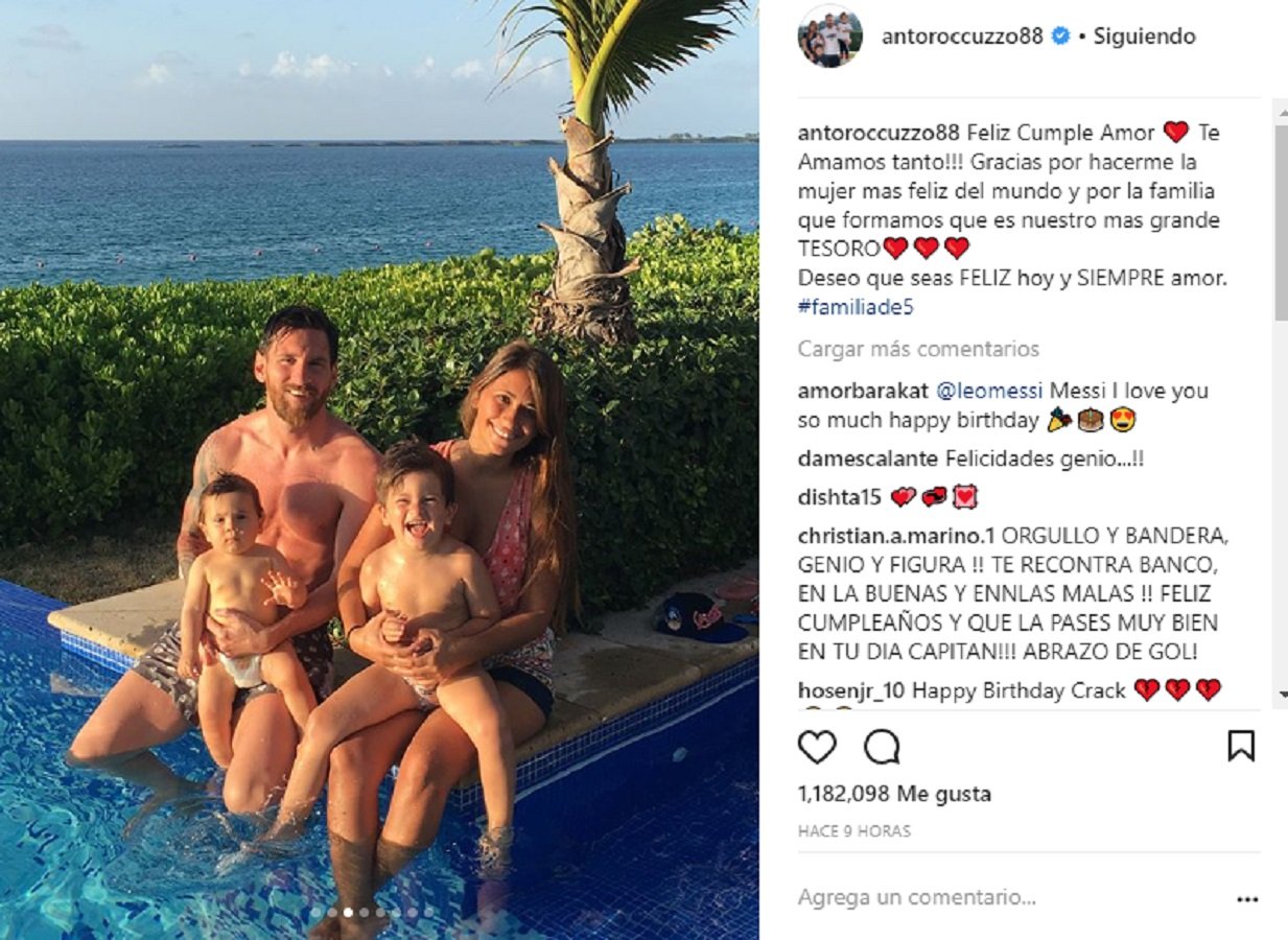 antonella i messi aniversari 2  instagram