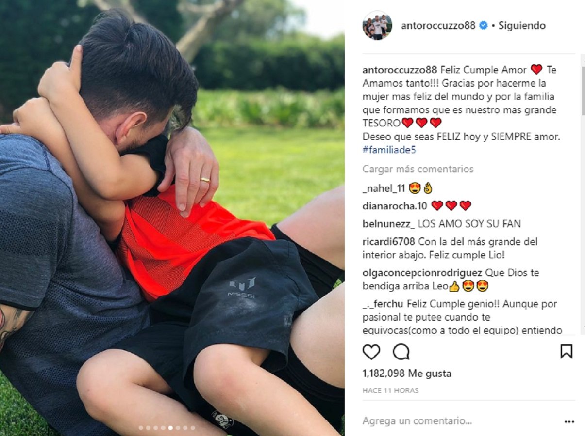 antonella y messi aniversario|cumpleaños 5 instagram