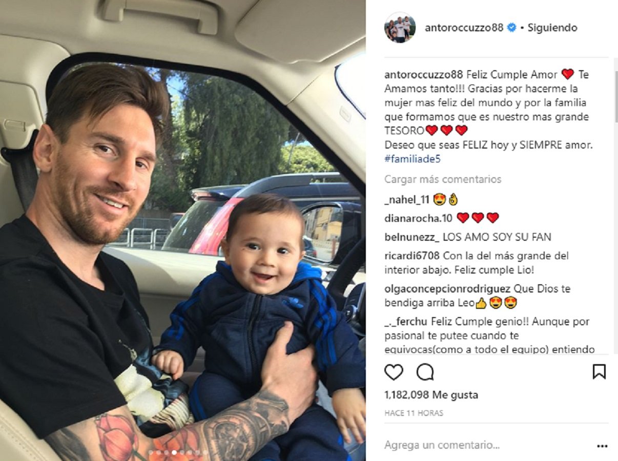 antonella i messi aniversari 4  instagram