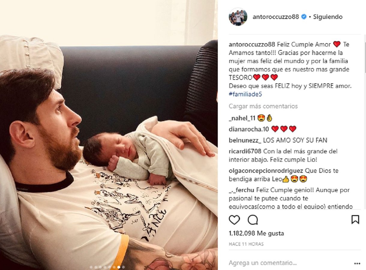 antonella i messi aniversari 7  instagram