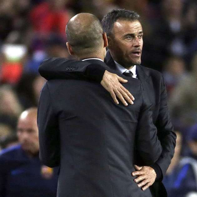 Guardiola Luis Enrique Manchester City Barça EFE