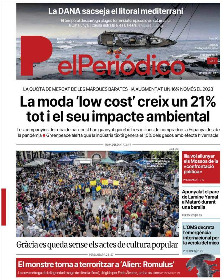 'El Periódico' 15 CAT 'El Periódico' 15 CAT