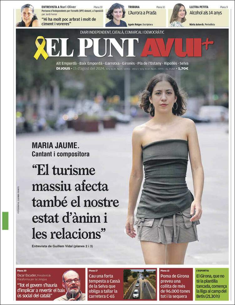 'El Punt Avui' 15 'El Punt Avui' 15