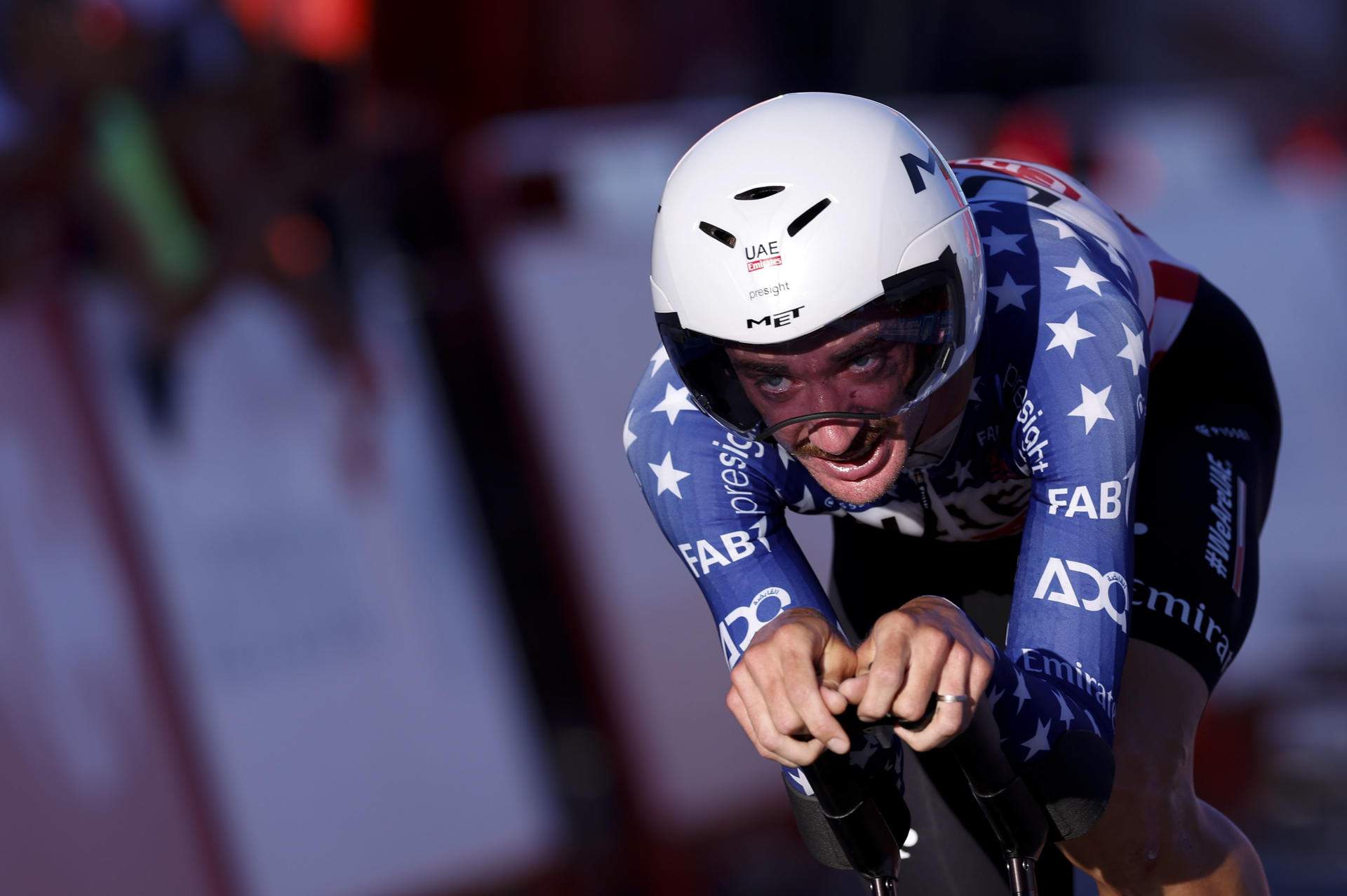 Brandon McNulty, primer líder de la Vuelta a España gracias a una contrarreloj perfecta