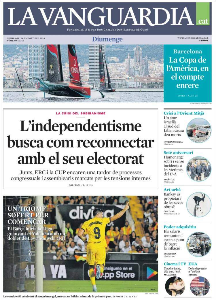 'La Vaguardia' 18 CAT 'La Vaguardia' 18 CAT