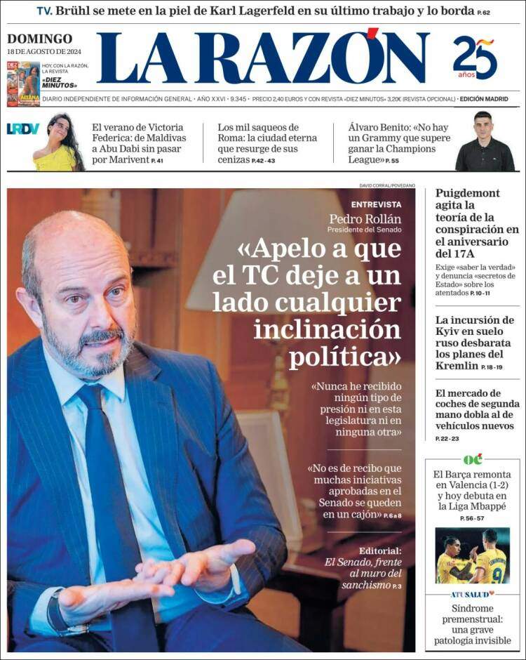 'La Razón' 18 'La Razón' 18