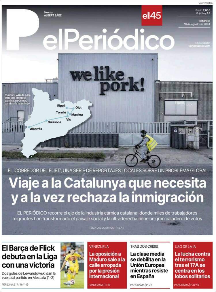 'El Periódico' 18 CAST 'El Periódico' 18 CAST