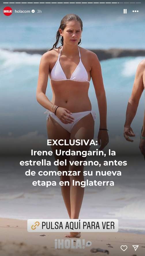 Irene Urdangarin en bikini, Instagram