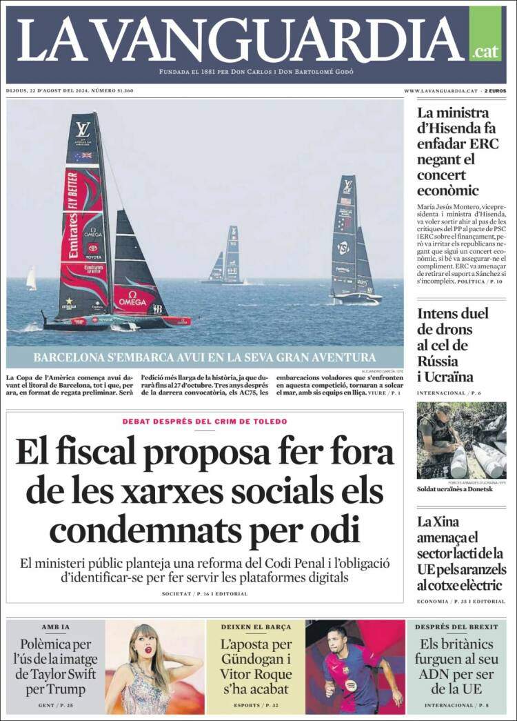 'LA VANGUARDIA' 22 CAT 'LA VANGUARDIA' 22 CAT
