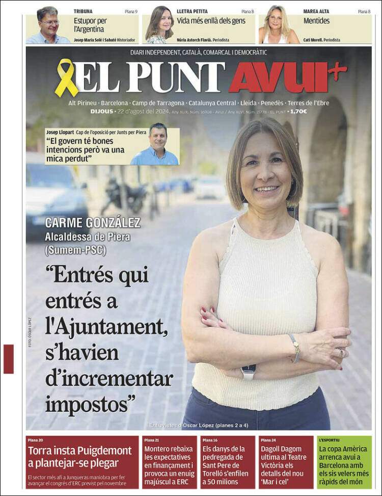 'EL PUNT AVUI' 22 'EL PUNT AVUI' 22