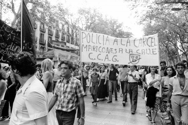 (c)Robert Ramos, 1978   Manifestació per la llibertat sexual