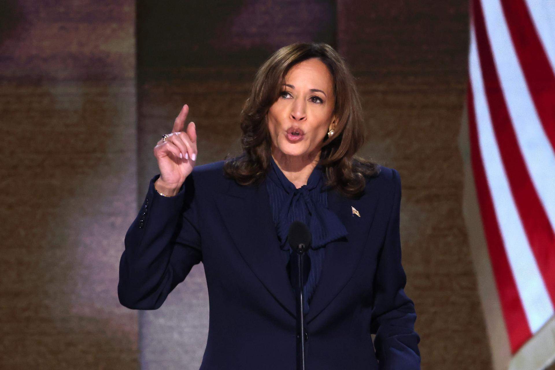 La nit de Kamala Harris: accepta la nominació i es presenta com l'alternativa a la radicalitat de Trump