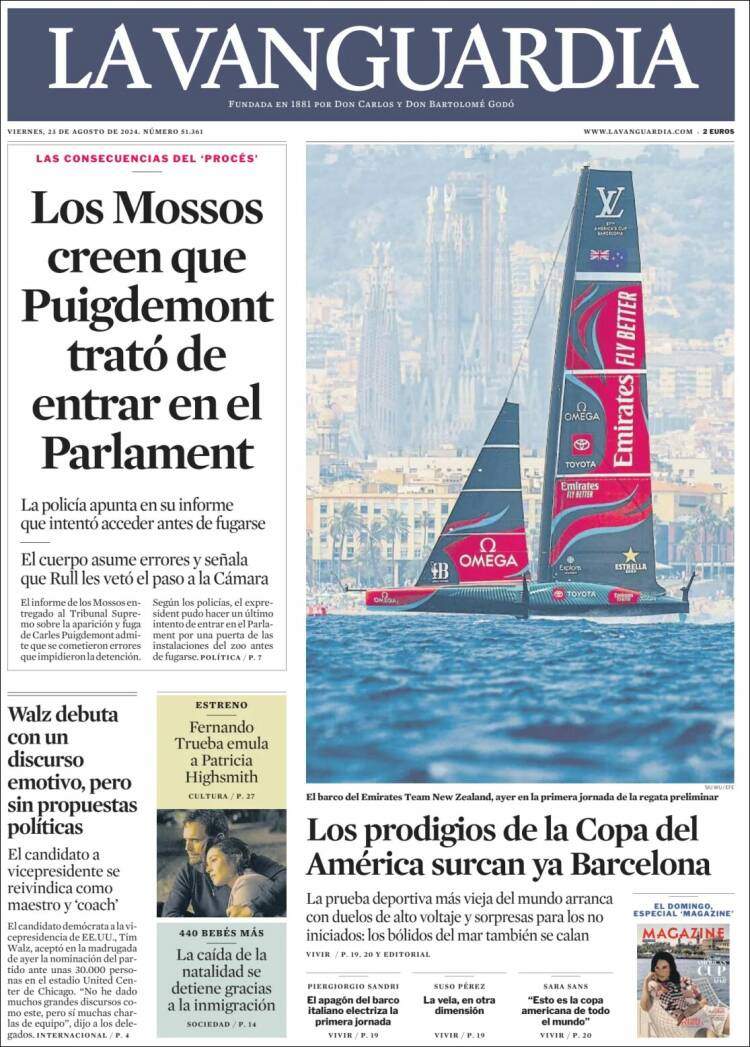 'La Vanguardia' 23 CAST 'La Vanguardia' 23 CAST