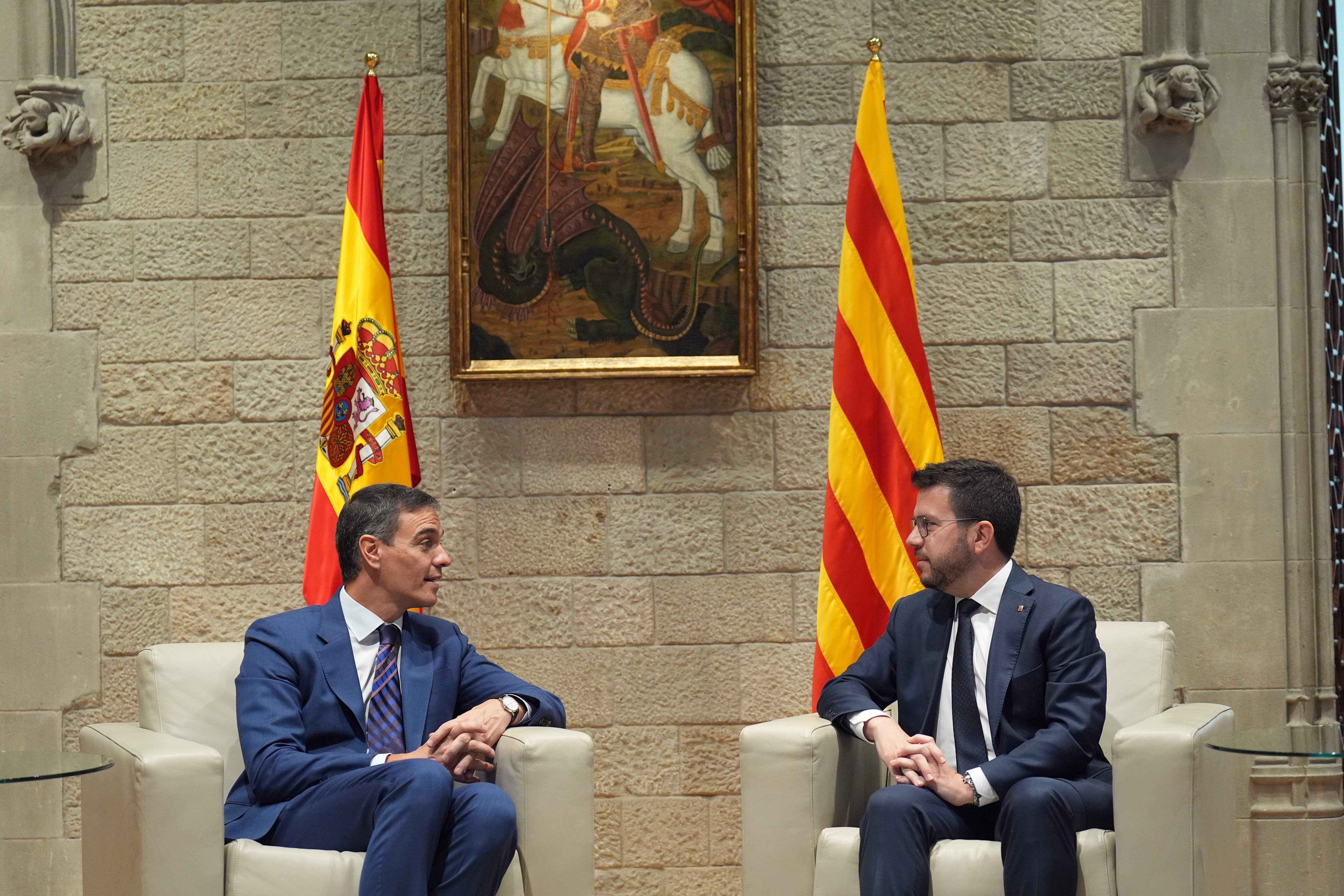 EuropaPress 6105254 presidente gobierno pedro sanchez presidente generalidad funcionas pere EuropaPress 6105254 presidente gobierno pedro sanchez presidente generalidad funcionas pere