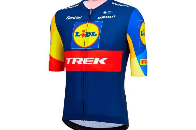Santini Maillot de ciclismo para Hombre Lidl Trek1 Santini Maillot de ciclismo para Hombre Lidl Trek1