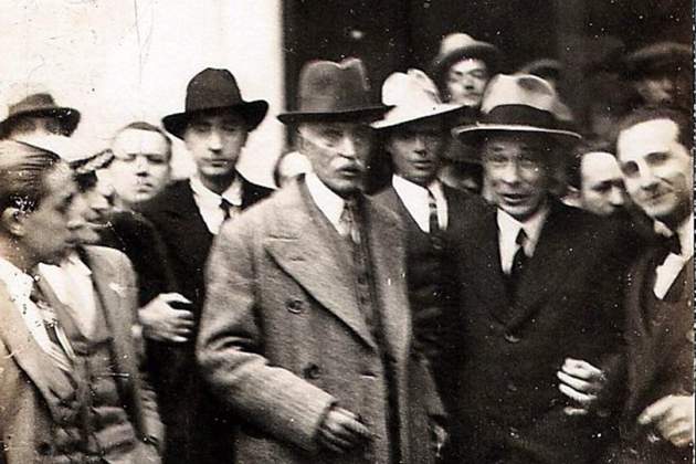 Macià llega del exilio (22 02 1931). Fuente Blog Libertad Macià llega del exilio (22 02 1931). Fuente Blog Libertad