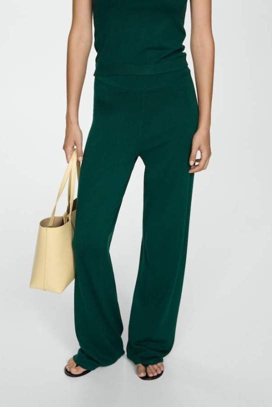 Pantalons de Mànec|Mango Pantalons de Mànec|Mango