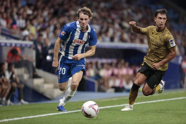 Král Zubimendi Espanyol Reañ Sociedad / Foto: EFE Král Zubimendi Espanyol Reañ Sociedad / Foto: EFE