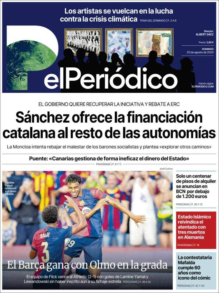 'El Periódico' 25 CAST 'El Periódico' 25 CAST