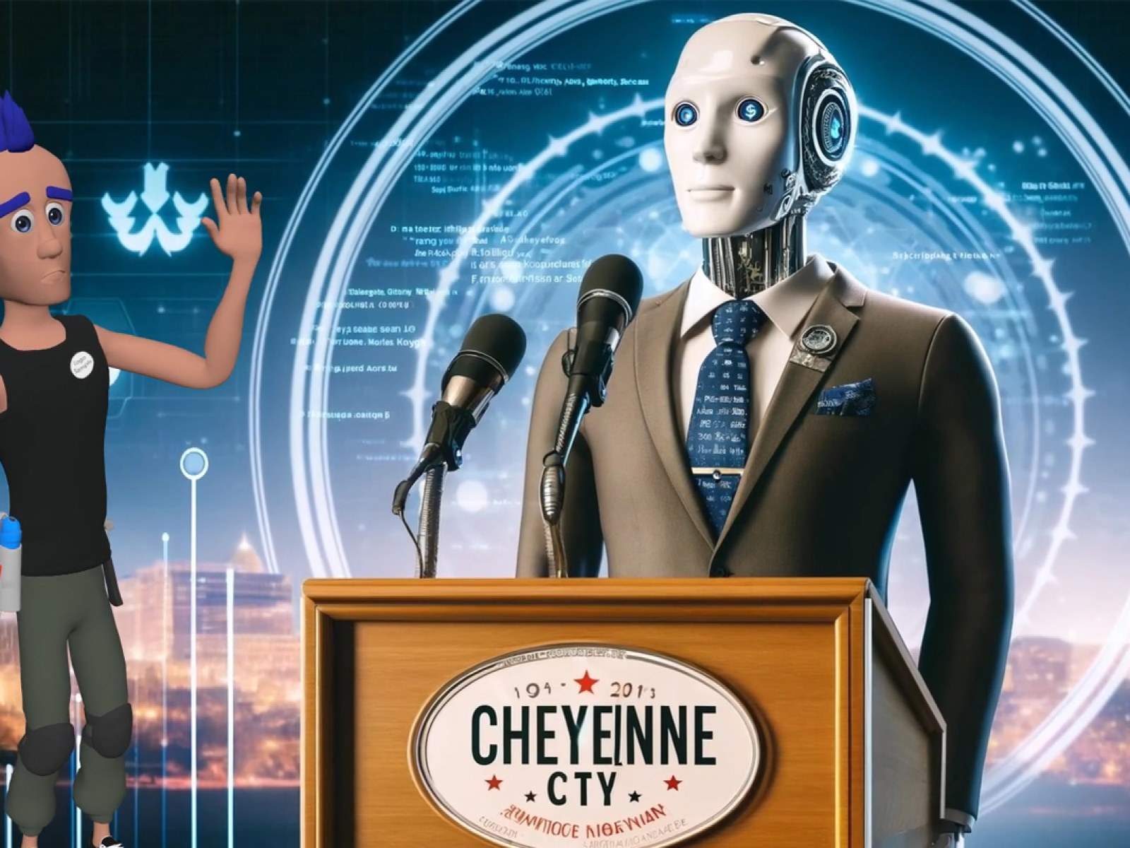 Hi ha qui no escarmenta: després del fracàs d'AI Steve a la Gran Bretanya, presenten un chatbot per a alcalde