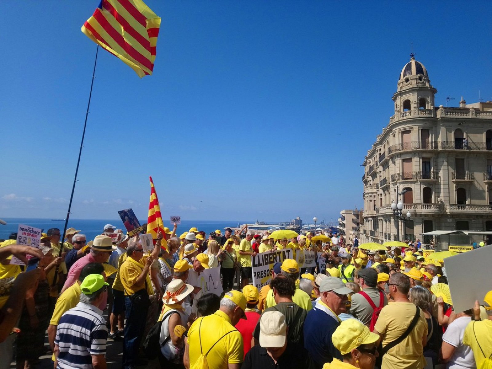Concentració a Tarragona per la llibertat dels presos