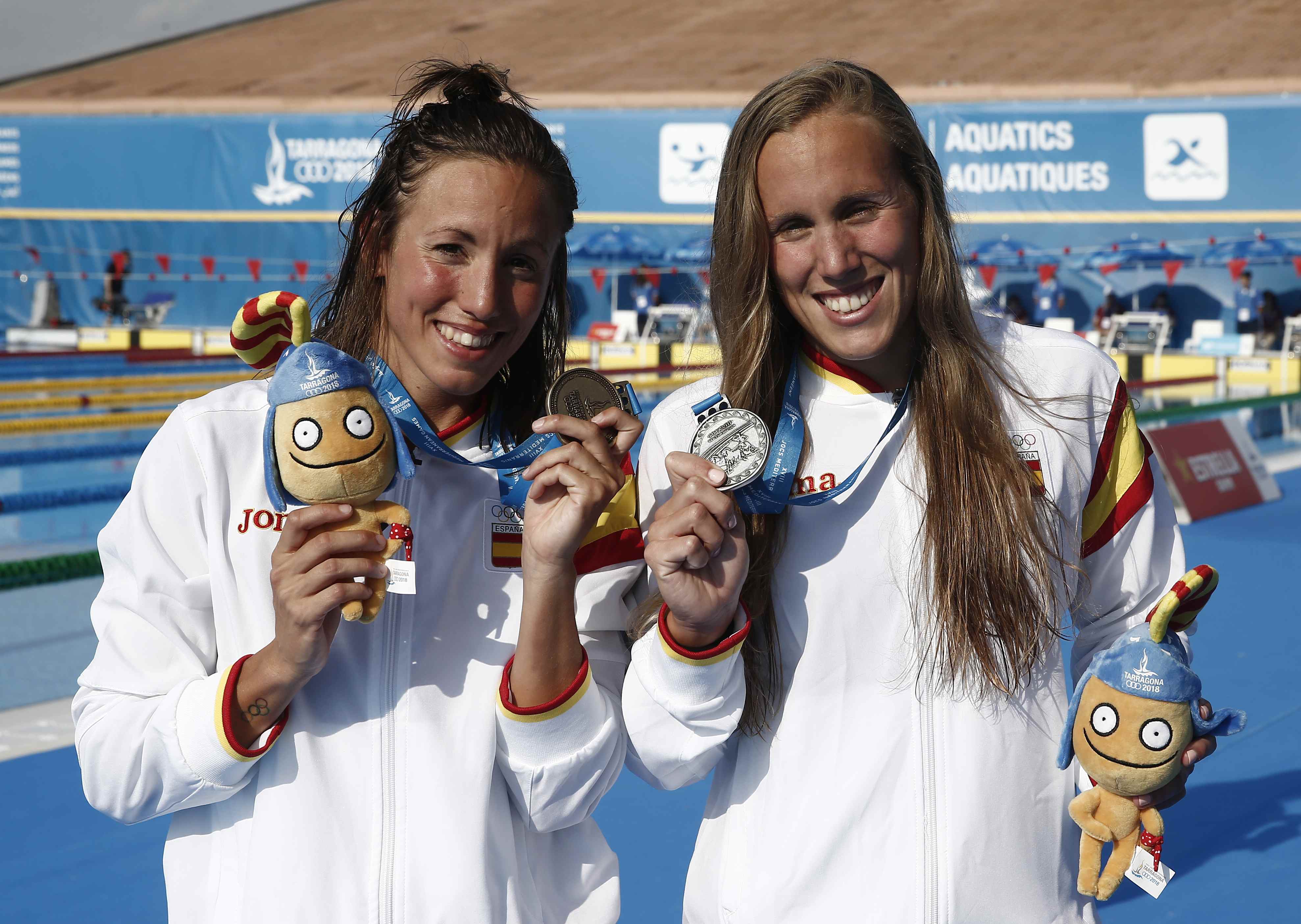 La natación catalana consigue dieciséis medallas en los Juegos Mediterráneos