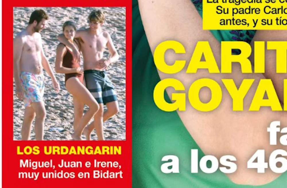 Los Urdangarion de fiesta, Portada Diez minutos Los Urdangarion de fiesta, Portada Diez minutos