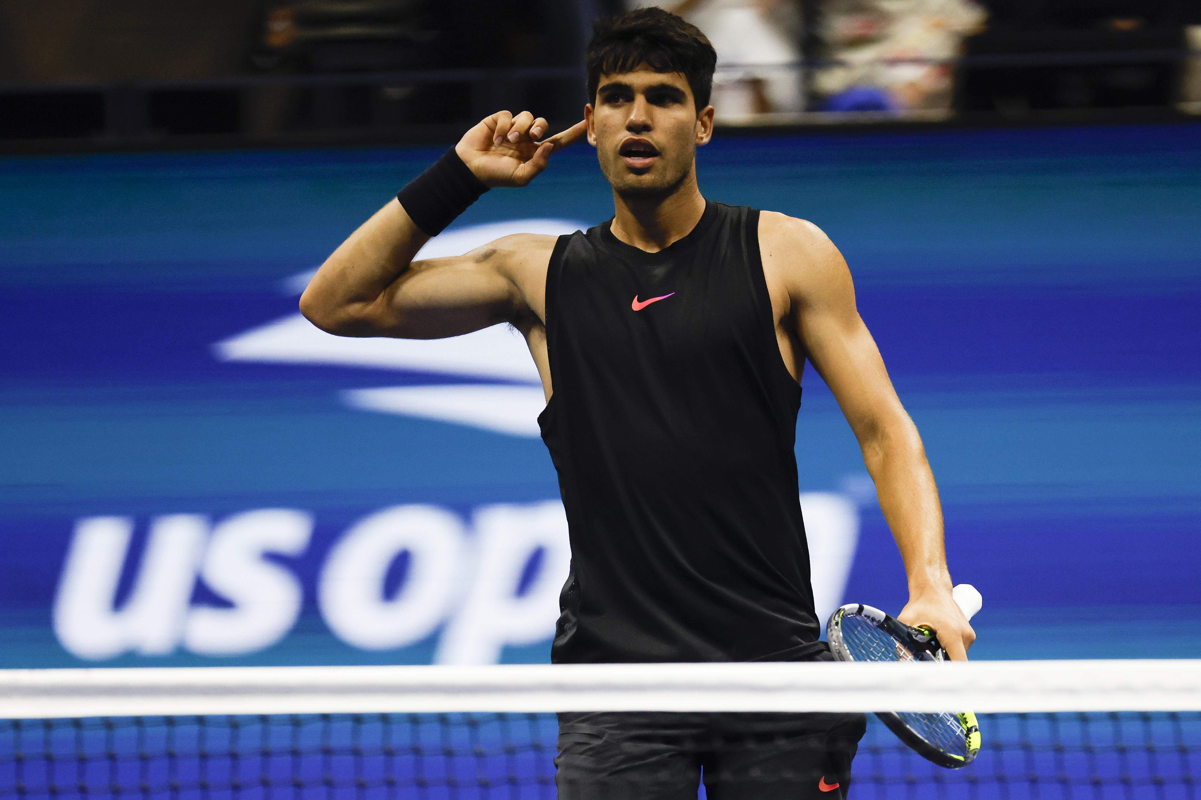 Carlos Alcaraz, a segunda ronda del US Open al derrotar Li Tu (6-2, 4-6, 6-3 y 6-1)