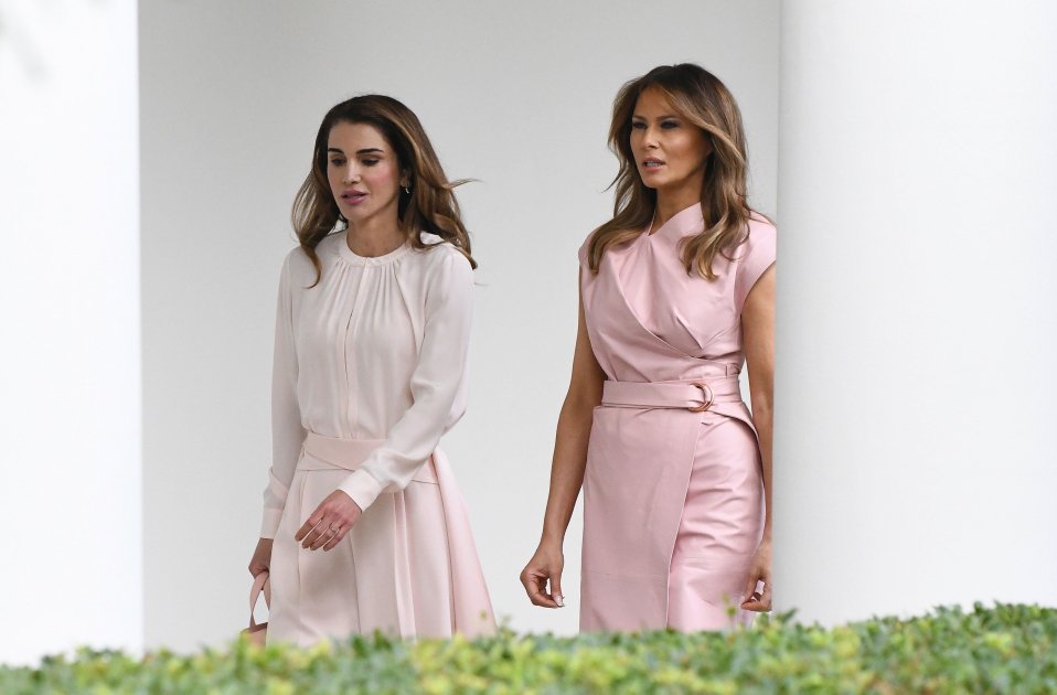 Rania Jordania i Melania  EFE