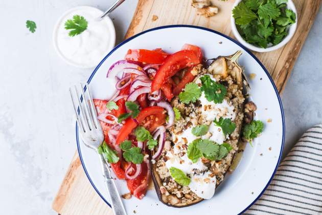 Berenjenas rellenas de carne picada / Foto: Unsplash Berenjenas rellenas de carne picada / Foto: Unsplash