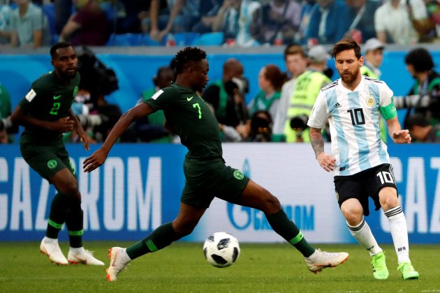 Leo Messi Nigèria Argentina Mundial Rusia 2018 Efe