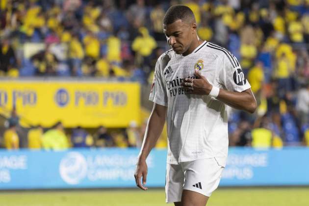 Mbappé cabizbajo Las Palmas Real Madrid / Foto: EFE Mbappé cabizbajo Las Palmas Real Madrid / Foto: EFE