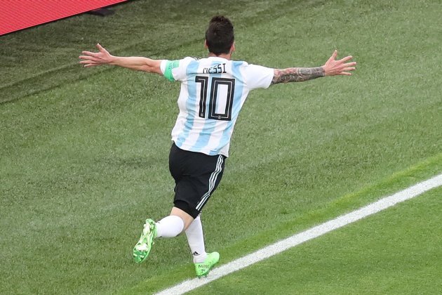 Leo Messi Argentina Nigeria Mundial Russia   EFE
