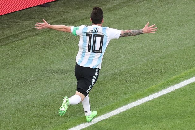 Leo Messi Argentina Nigeria Mundial Russia EFE