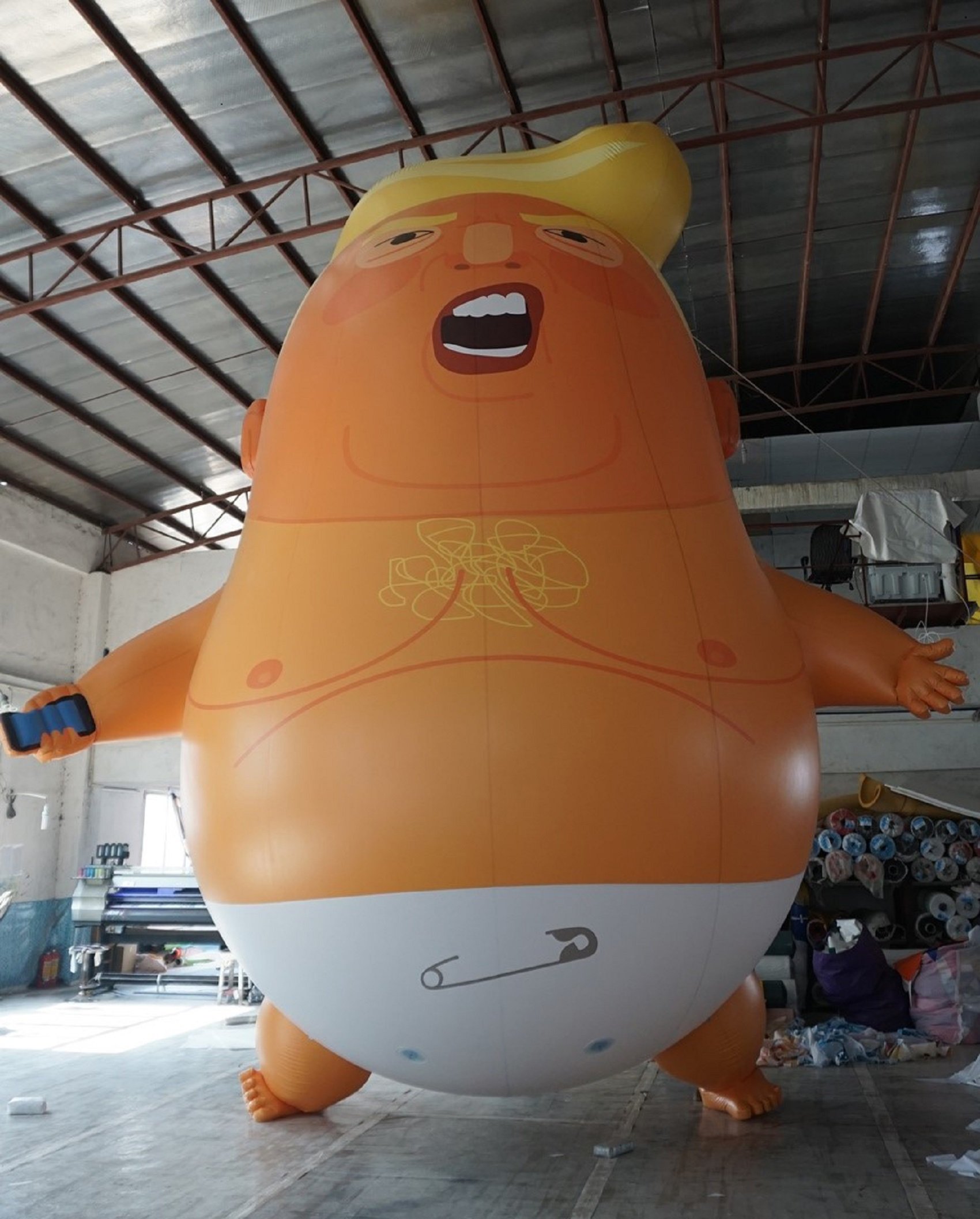 Aquest és el globus que vol rebre Trump a Londres