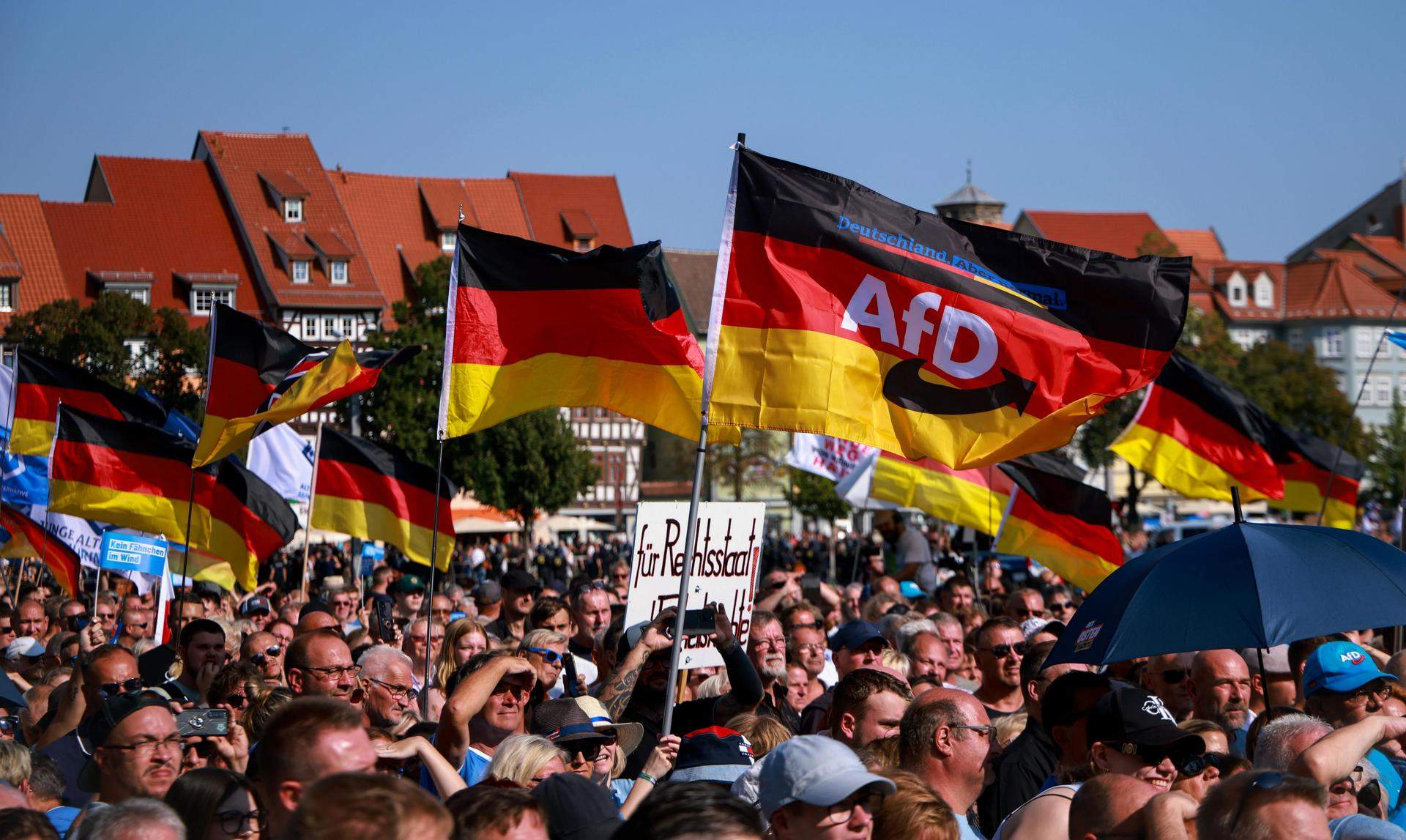 Els ultres d'AfD podrien aconseguir un resultat històric a dos lands d'Alemanya de l'est